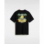 Camiseta de Manga Corta Hombre Vans Down Time Negro