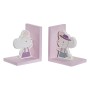 porte-livre DKD Home Decor Bois MDF (2 pcs) (12.5 x 9.5 x 14.5 cm)