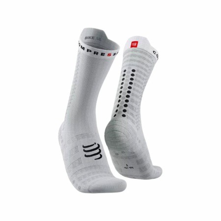 Chaussettes de Sport Compressport Pro Racing Blanc