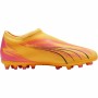 Chaussures de foot pour Enfants Puma ULTRA MATCH L MG Orange