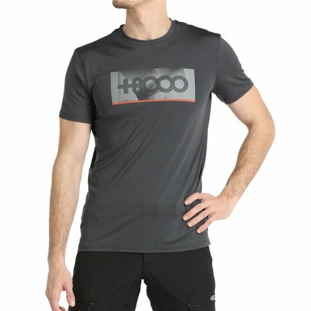 Camiseta de Manga Corta Hombre +8000 Lasten Gris