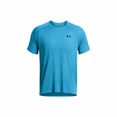 Camiseta de Manga Corta Hombre Under Armour Tech Azul