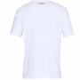 Camiseta de Manga Corta Hombre Under Armour Team issue Wordmark Blanco