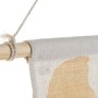 Décoration Suspendue DKD Home Decor Ocre Métal Polyester (2 pcs) (36 x 54 x 54 cm)