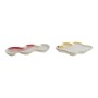 Vide-poches DKD Home Decor Céramique (2 pcs) (17 x 12 x 2 cm)
