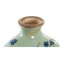 Vase DKD Home Decor Bleu Vert Papillon Vaisselle Cottage (14 x 7 x 31 cm)