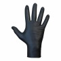 Guantes de nitrilo JUBA Agility Grip Negro Nitrilo Sin polvo 50 Unidades