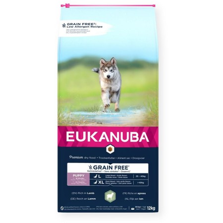 Pienso Eukanuba Grain Free Puppy Large&Giant Lamb Cordero 12 kg