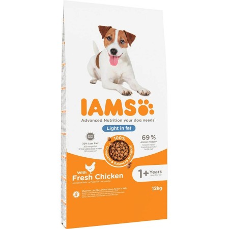 Nourriture IAMS Vitality Adult Light Poulet 12 kg