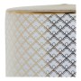 Table d'appoint DKD Home Decor Blanc Porcelaine Doré (33 x 33 x 42 cm)