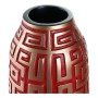 Vase DKD Home Decor Bleu Rouge Résine Oriental (2 pcs) (13 x 13 x 46 cm)