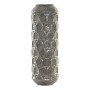 Vase DKD Home Decor Gris Métal Oriental (19 x 19 x 47 cm)