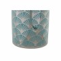 Vase DKD Home Decor Turquoise Porcelaine Oriental (13.5 x 13.5 x 38 cm)