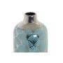 Vase DKD Home Decor Porcelaine Turquoise Oriental (13 x 13 x 26 cm)