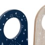 Décoration Suspendue DKD Home Decor Bois MDF (2 pcs) (8.5 x 1 x 22 cm)