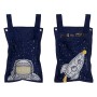 Sac DKD Home Decor Bleu Polyester (2 pcs) (43 x 1 x 28 cm)