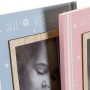 Cadre photo DKD Home Decor Astro Monkey Bleu ciel Rose clair Bois MDF (19 x 2 x 24 cm)