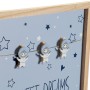 Cadre Photos avec Pinces DKD Home Decor Sweet Dreams Bois MDF (40 x 40 x 3 cm) (2 pcs)