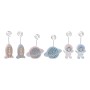 Lot DKD Home Decor Clip Porte-notes Bois MDF (5 x 3 x 15 cm) (2 pcs)