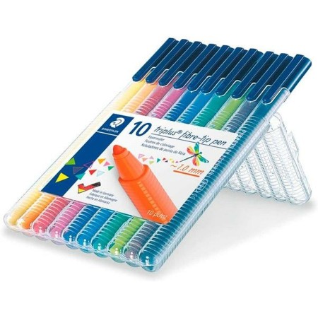 Set de Rotuladores Staedtler triplus color 323 Multicolor (10 Piezas)