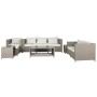 Canapé de jardin Home ESPRIT rotin synthétique 200 x 80 x 68 cm