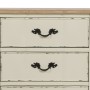 Mesita de Noche Crema Natural Madera de abeto Madera MDF 50 x 40 x 60 cm