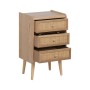 Table de Nuit SAMIR Naturel Bois de paulownia 40 x 30 x 66 cm