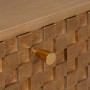 Table de Nuit MARIGNI Noir Naturel Fer Bois de frêne Bois MDF 51,5 x 40 x 55,5 cm