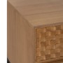 Table de Nuit MARIGNI Noir Naturel Fer Bois de frêne Bois MDF 51,5 x 42 x 56,5 cm