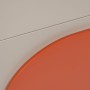 Table de Nuit NECTO Orange Taupe Fer Bois MDF 40 x 31,2 x 66,2 cm