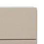Mesita de Noche NECTO Naranja Taupé Hierro Madera MDF 40 x 31,2 x 66,2 cm