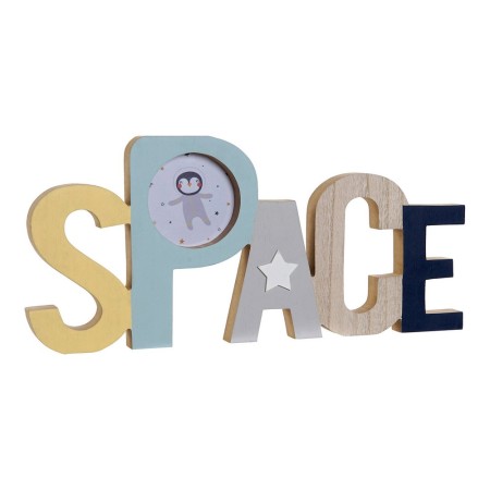 Figurine Décorative DKD Home Decor Space Pingouin Multicouleur Bois MDF (39 x 17.8 x 2 cm)