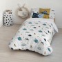 Housse de Couette Kids&Cotton Dayton Small Blanc 175 Fils 180 x 220 cm 180 x 240 cm