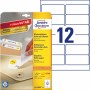 Adhésifs/étiquettes Avery L4743REV-25 Blanc Papier