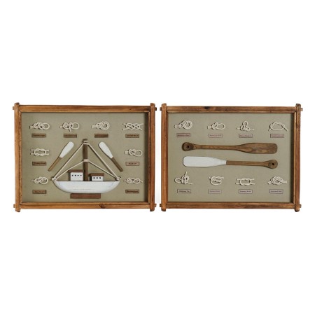 Cadre DKD Home Decor Nœud méditerranéen (59 x 4 x 45 cm) (2 Unités)