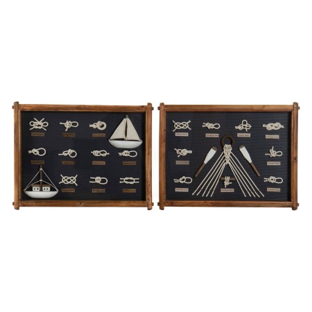Cadre DKD Home Decor Nœud méditerranéen (59 x 4 x 45 cm) (2 Unités)
