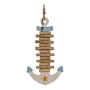 Décoration murale DKD Home Decor Ancre Corde Bois MDF (20 x 2.5 x 45 cm)