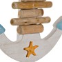 Décoration murale DKD Home Decor Ancre Corde Bois MDF (20 x 2.5 x 45 cm)