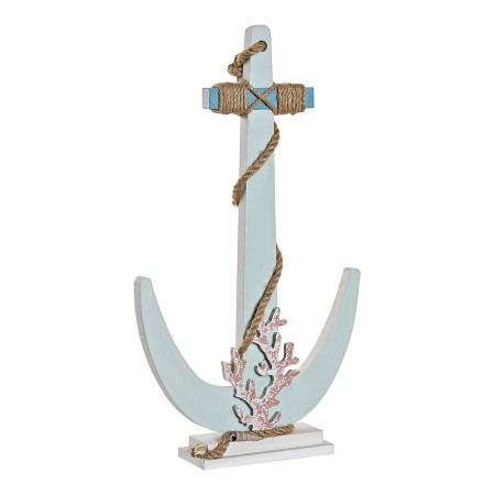 Figurine Décorative DKD Home Decor Ancre Corde Bois MDF (22.5 x 5 x 40 cm)