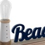 Figurine Décorative DKD Home Decor Beach Phare LED Bois MDF (2 pcs) (34 x 7 x 24 cm)