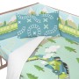 Protector de Cuna HappyFriday Happynois Train Multicolor 210 x 40 cm