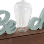 Figurine Décorative DKD Home Decor Beach LED Bois MDF (2 pcs) (34 x 8 x 16 cm)