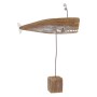 Figurine Décorative DKD Home Decor Métal Bois de paulownia (30.5 x 6 x 43 cm)