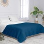 Couette réversible HappyFriday Basic Dash Blanc Blue marine 270 x 260 cm