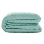 Colcha Reversible HappyFriday Basic Arista Azul marino Menta 260 x 260 cm