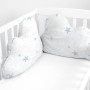 Protection du berceau HappyFriday Basic Kids Little star Bleu 60 x 40 cm