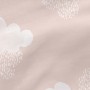 Housse de couette non rembourrée HappyFriday Basic Kids Clouds Rose 90 x 200 cm