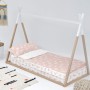 Housse de couette non rembourrée HappyFriday Basic Kids Clouds Rose 90 x 200 cm