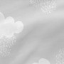 Housse de couette non rembourrée HappyFriday Basic Kids Clouds Gris 90 x 200 cm