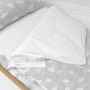 Housse de couette non rembourrée HappyFriday Basic Kids Clouds Gris 90 x 200 cm